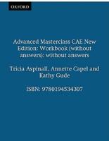Advanced Masterclass CAE New Edition: Workbook (Without Answers)