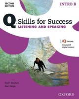 Q: Skills for Success: Intro Level: Listening & Speaking Split Student Book B With iQ Online
