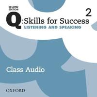 Q: Skills for Success: Level 2: Listening & Speaking Class Audio CD (X3)