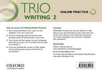 Trio Writing: Level 2: Online Practice Student Access Card