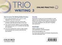 Trio Writing: Level 3: Online Practice Student Access Card