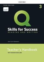 Q: Skills for Success: Level 3: Reading and Writing Teacher's Handbook With Teacher's Access Card