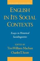 English in Its Social Contexts