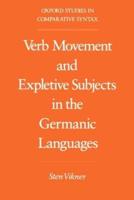 Verb Movement and Expletive Subjects in the Germanic Languages