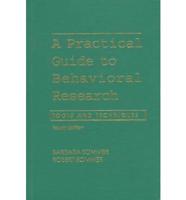 A Practical Guide to Behavioral Research