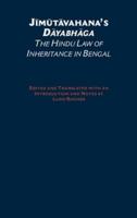 Jimutavahana's Dayabhaga: The Hindu Law of Inheritance in Bengal