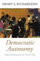 Democratic Autonomy
