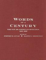 WORDS OF A CENTURY THE TOP 100 AMERICAN
