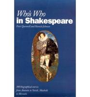 Who's Who in Shakespeare