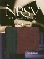 The New Revised Standard Version Bible With Apocrypha: Pocket Edition, Basketweave Black/Burgundy