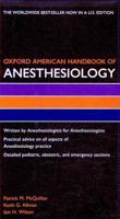 Oxford American Handbook of Anesthesiology Book and PDA Bundle