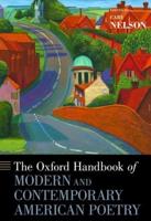 The Oxford Handbook of Modern and Contemporary American Poetry