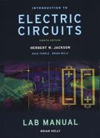 Introduction to Electrical Circuits, Lab manual