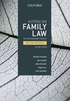 Australian Family Law. Teaching Materials