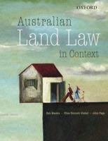 Australian Land Law in Context