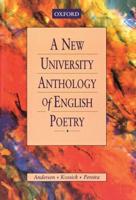 A New University Anthology of English Poetry