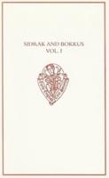 Sidrak and Bokkus. Vol. I Parallel-Text Edition