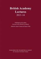 British Academy Lectures 2013-14
