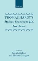 Thomas Hardy's "Studies, Specimens &C." Notebook