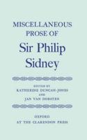 Miscellaneous Prose of Sir Philip Sidney