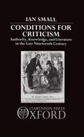 Conditions for Criticism
