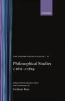 Philosophical Studies C.1611-C.1619