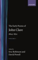 The Early Poems of John Clare, 1804-1822