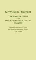 The Shorter Poems, and Songs from the Plays and Masques