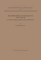 Mesopotamian Mathematics, 2100-1600 BC