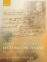 Lectures on Syntax