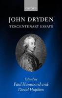 John Dryden: Tercentenary Essays