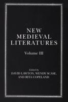 New Medieval Literatures. 3
