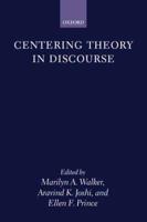 Centering Theory in Discourse