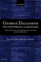 George Dalgarno on Universal Language