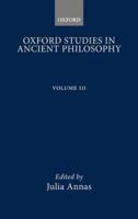 Oxford Studies in Ancient Philosophy