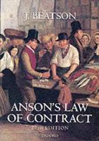 Anson's Law of Contract