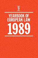 Yearbook of European Law: Volume 9: 1989