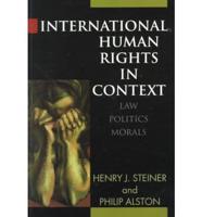 International Human Rights in Context Texts and Materials