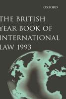 The British Year Book of International Law 1993 Volume 64