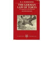 A Comparative Introduction to the German Law of Torts