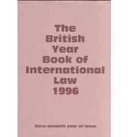 The British Year Book of International Law 1996
