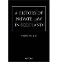 A History of Private Law in Scotland