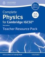 Complete Physics for Cambridge IGCSE. Teacher Resource Pack