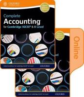Complete Accounting for Cambridge O Level & IGCSE
