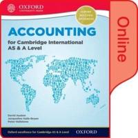 Accounting for Cambridge International AS & A Level Online Student Book