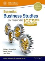 Essential Business Studies for Cambridge IGCSE. Student Book