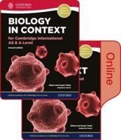 Biology in Context. Cambridge International AS & A Level Student Book