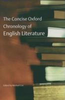 The Concise Oxford Chronology of English Literature