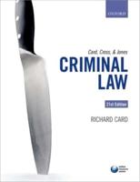 Card, Cross & Jones Criminal Law