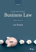 Card & James' Business Law